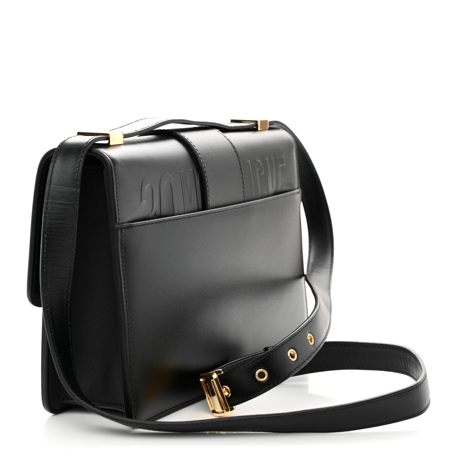 Christian Dior Box Calfskin 30 Montaigne Flap Bag Black 3 of 14