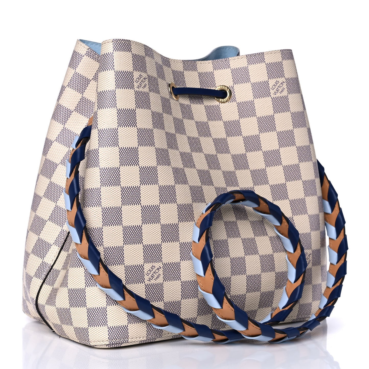 Damier Azur Braided Neonoe MM Blue