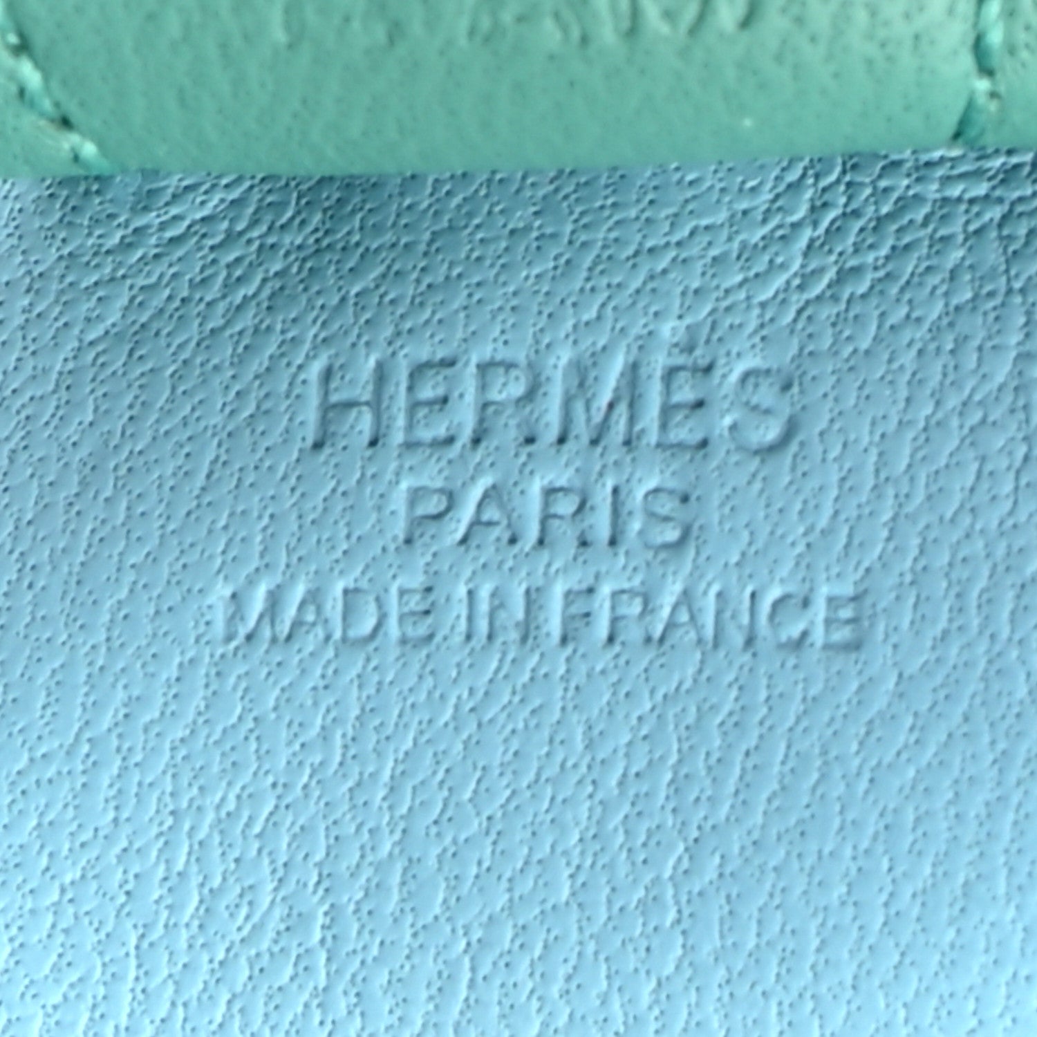Hermes Milo Lambskin Grigri Rodeo Horse Bag Charm PM Bleu Celeste Lime Malachite 4 of 4