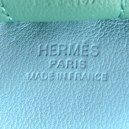 Hermes Milo Lambskin Grigri Rodeo Horse Bag Charm PM Bleu Celeste Lime Malachite 4 of 4