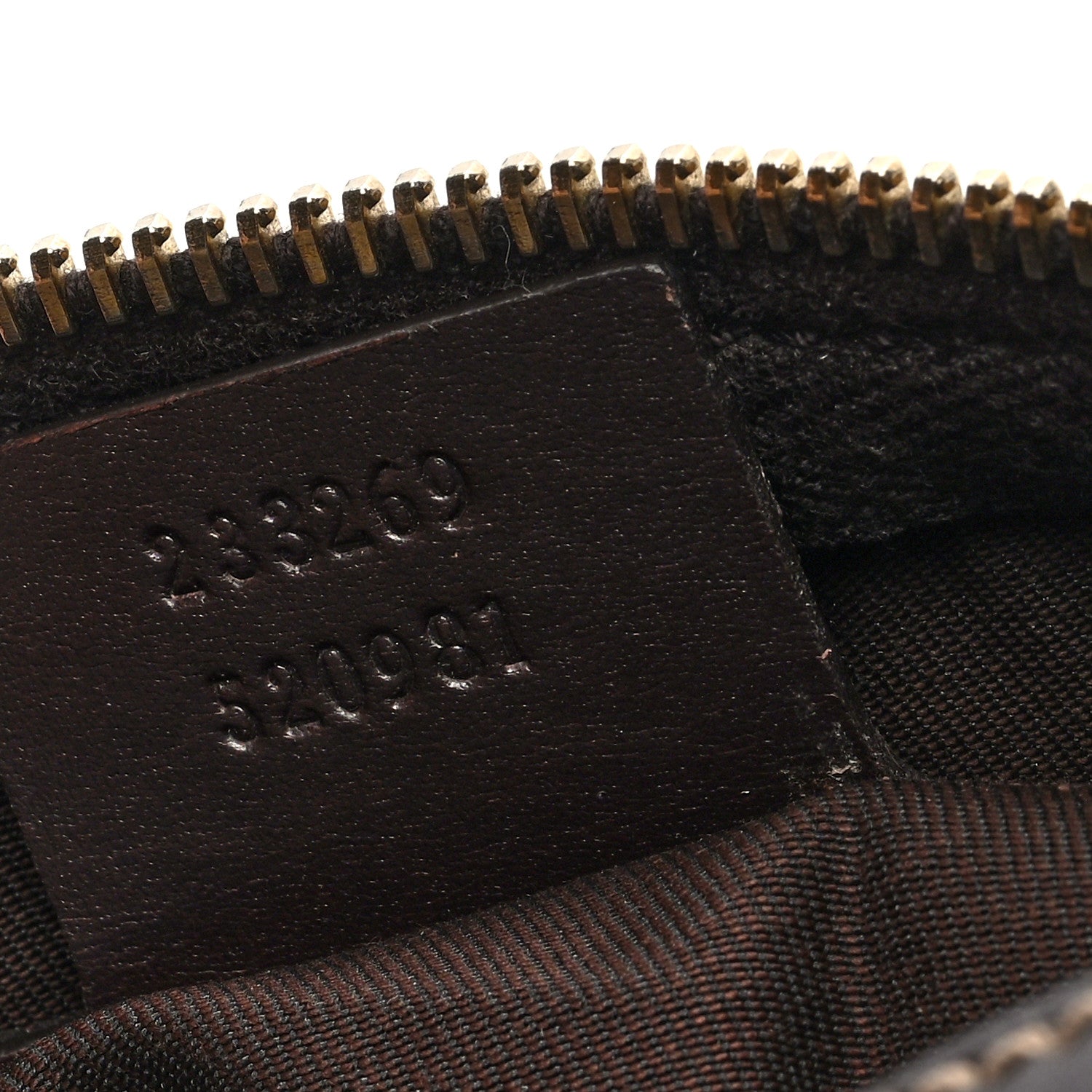 Gucci GG Supreme Monogram Belt Bag Dark Brown 7 of 10