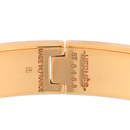 Hermes Enamel Narrow Clic Clac H Bracelet GM Bleu Polaire 4 of 4