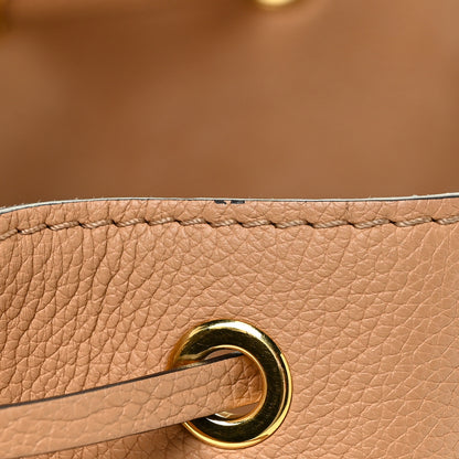 Louis Vuitton Calfskin Lockme Bucket MM Arizona Beige 26 of 27