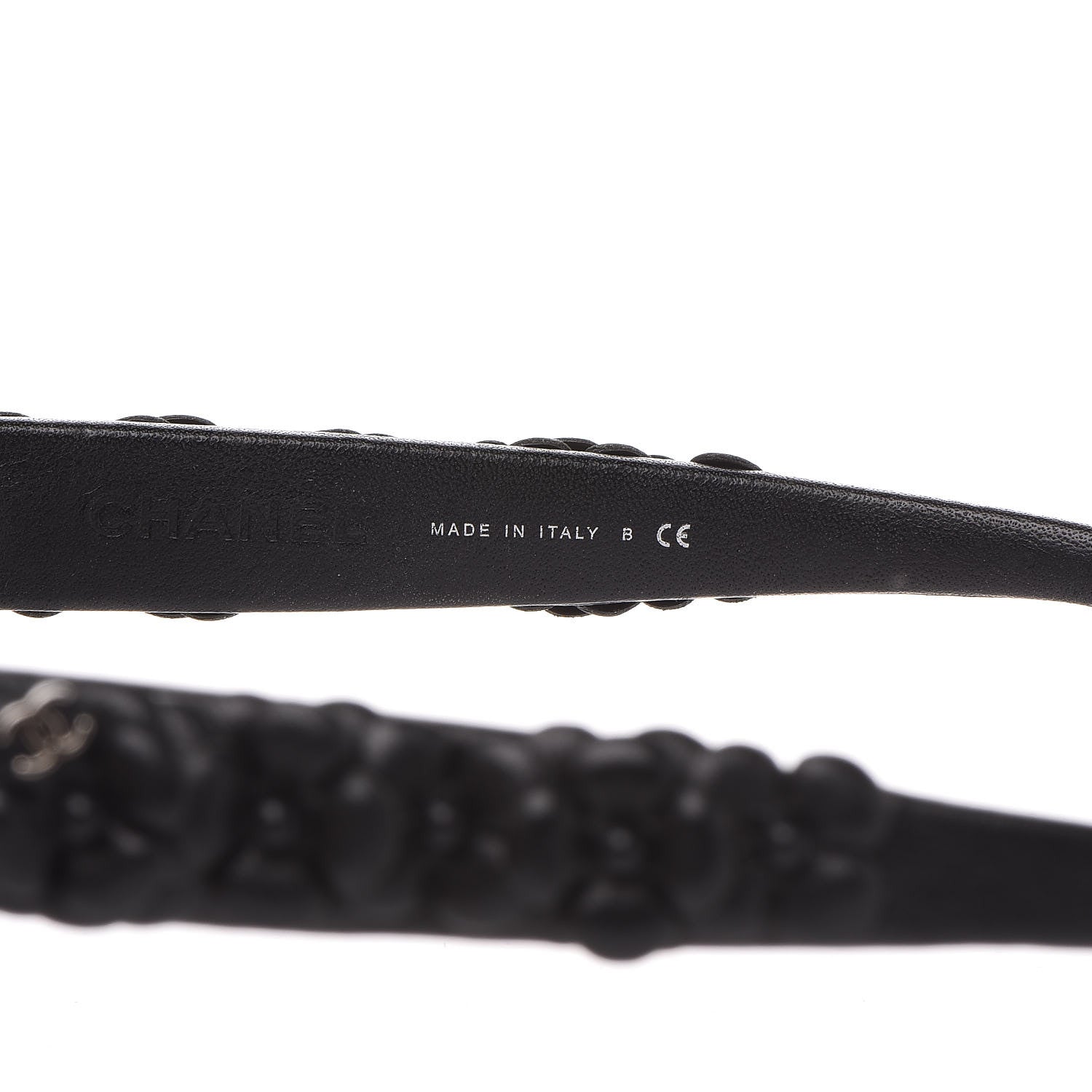 Chanel Lambskin Camellia CC 5318-Q Sunglasses Black 6 of 7
