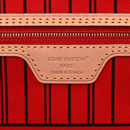 Louis Vuitton Monogram Inside Out Neverfull Bandouliere MM Rouge Sari 6 of 9