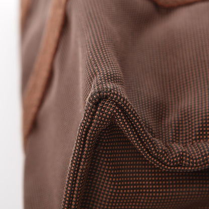 Hermes Canvas Herline MM Tote Brown 10 of 12