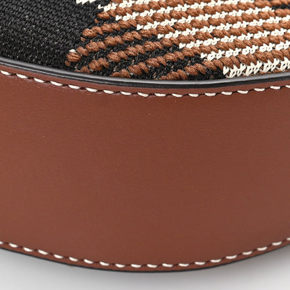 Burberry Canvas Calfskin Check Knitted Small Olympia Birch Brown 8 of 8