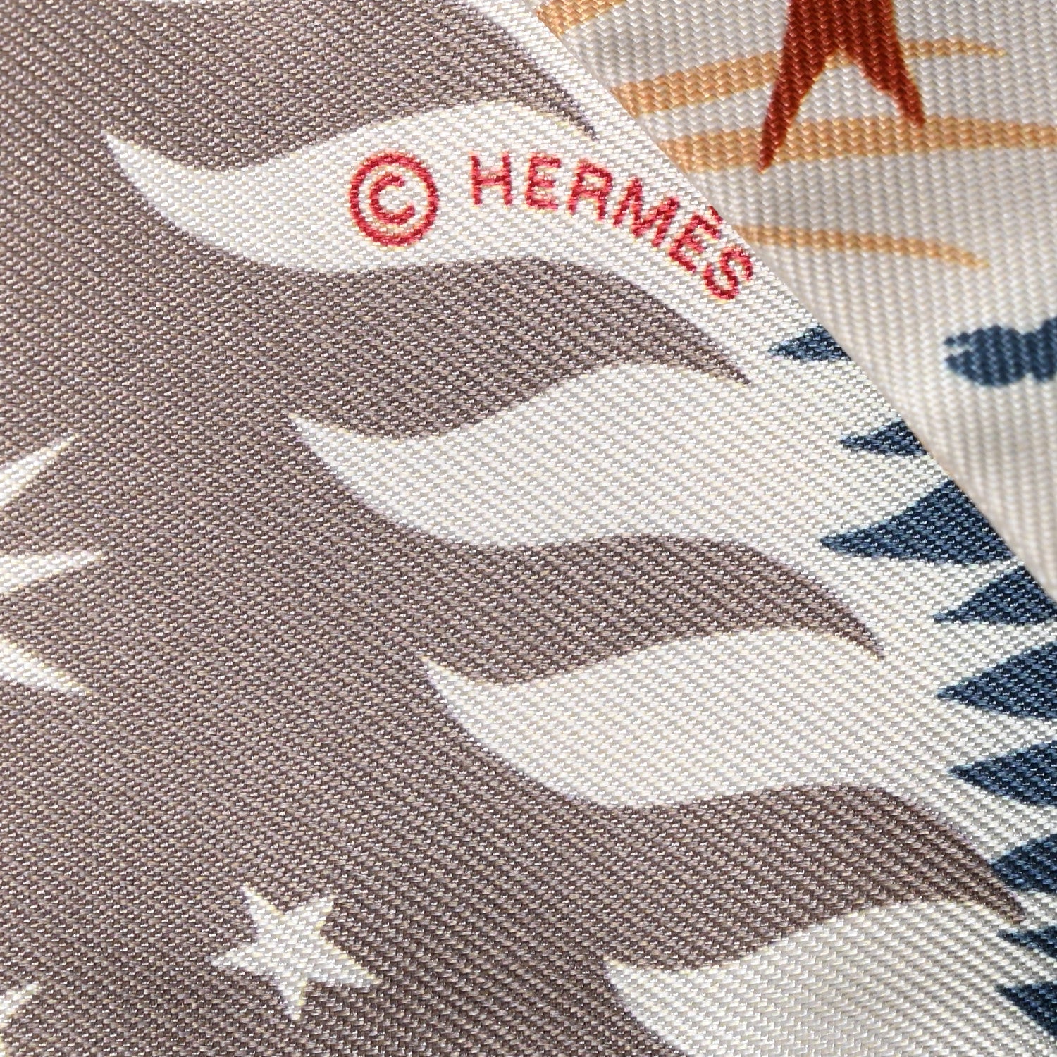 Hermes Silk Le Charme D Orphee Twilly Etoupe Creme Vert 3 of 4