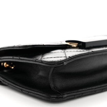 Chanel Sheepskin Quilted Mini Beauty Lock Flap Black 9 of 12