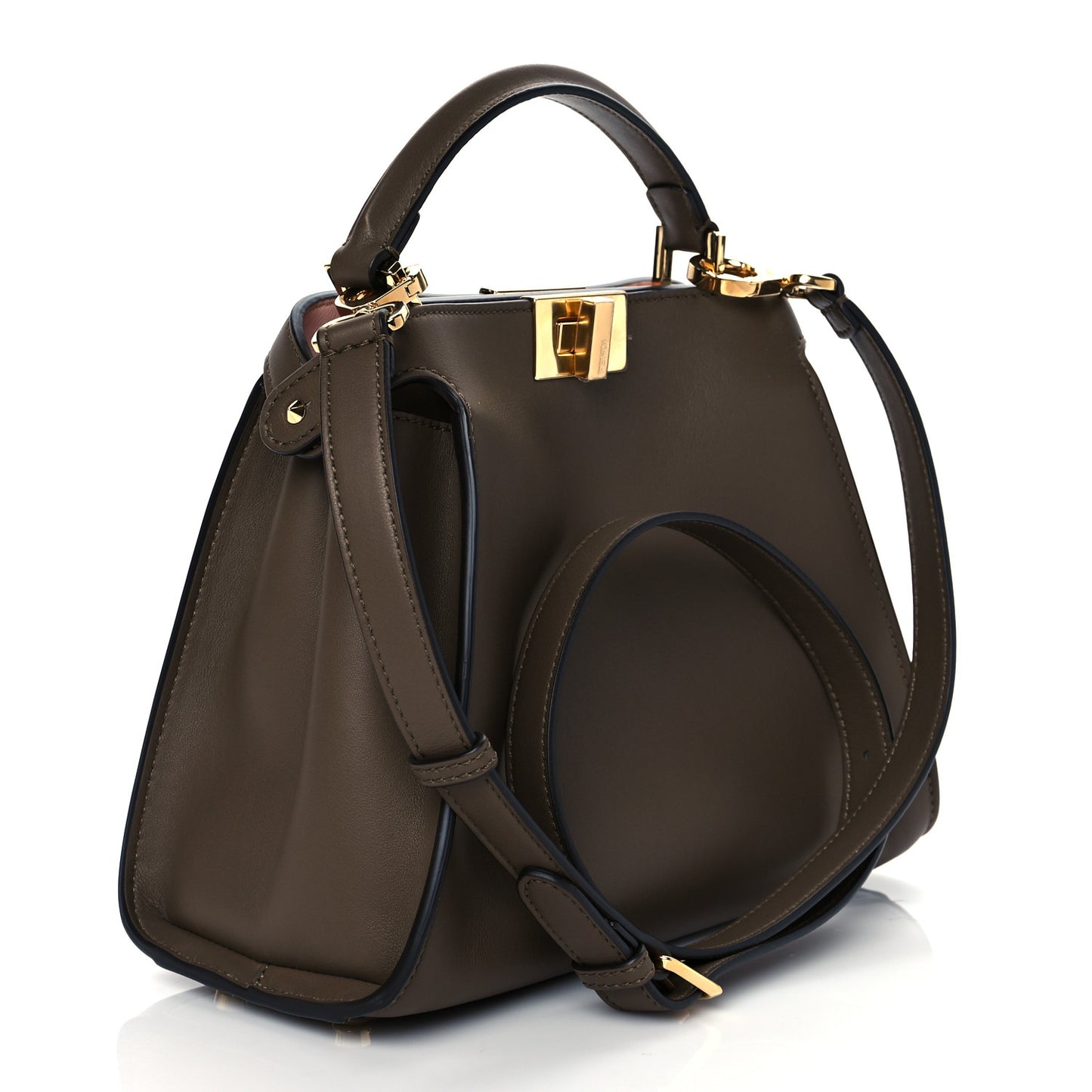 Vitello Tahiti Burro Bi-Color Medium Peekaboo Iconic Essentially Satchel Maya Camelia Confetto