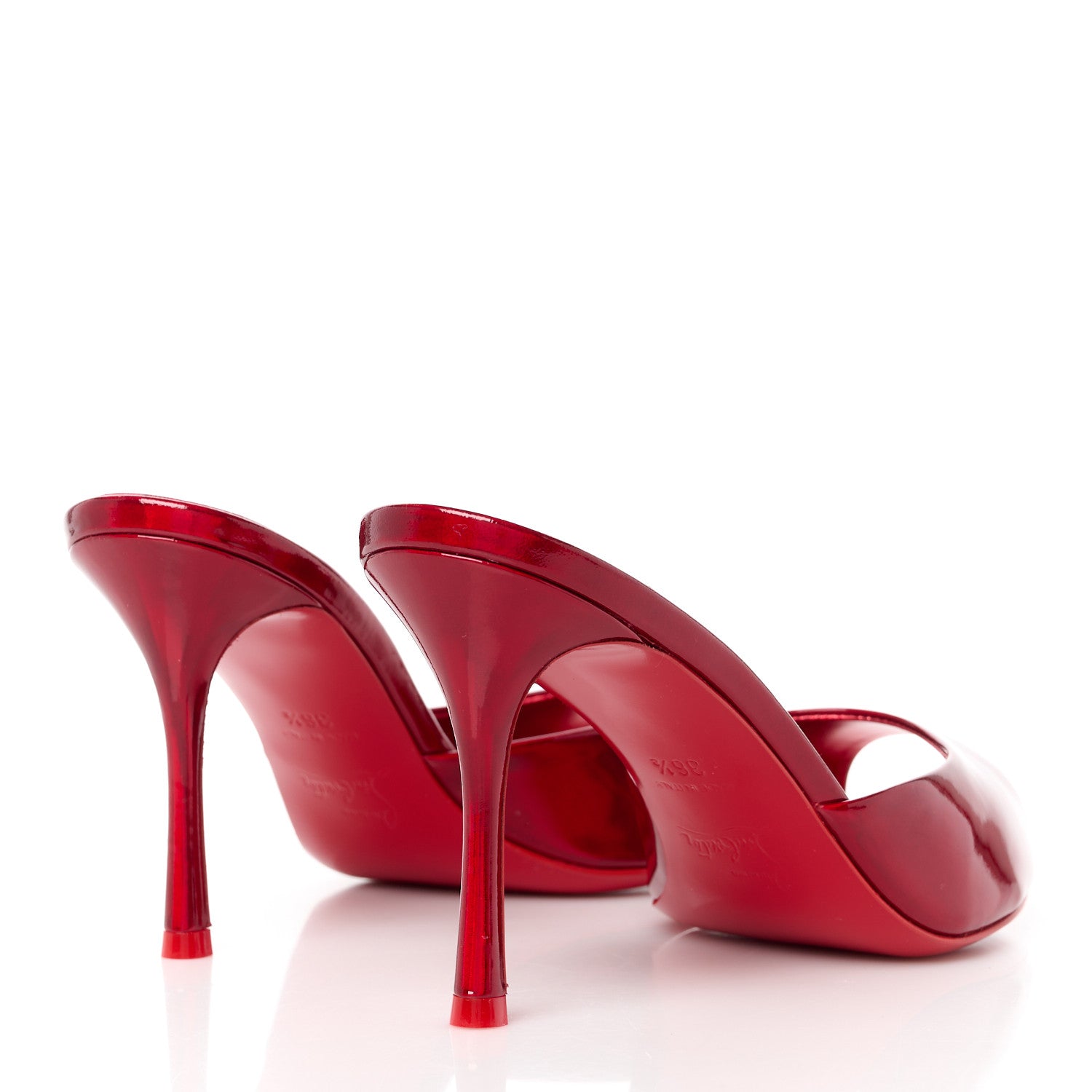Christian Louboutin Patent Psychic Me Dolly 85 Sandals 36.5 Loubi 4 of 7