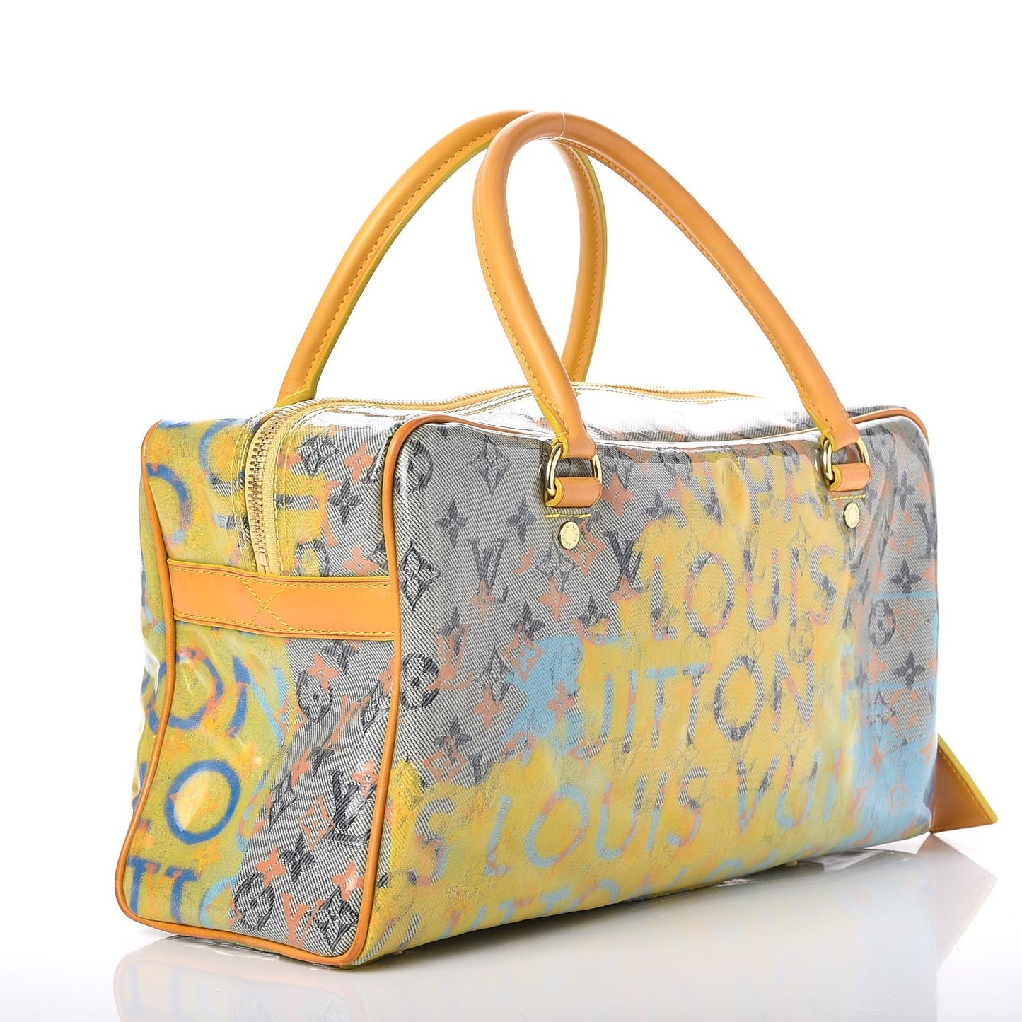 Monogram Pulp Defile Weekender PM Yellow