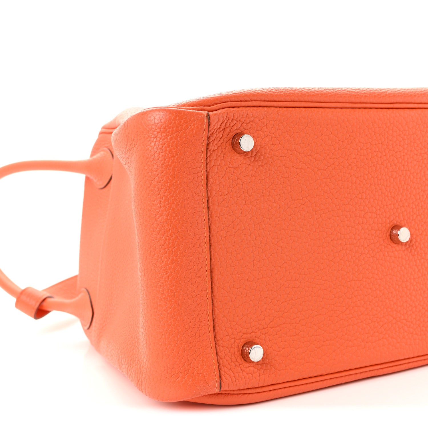 Hermes Taurillon Clemence Lindy 34 Orange 8 of 9
