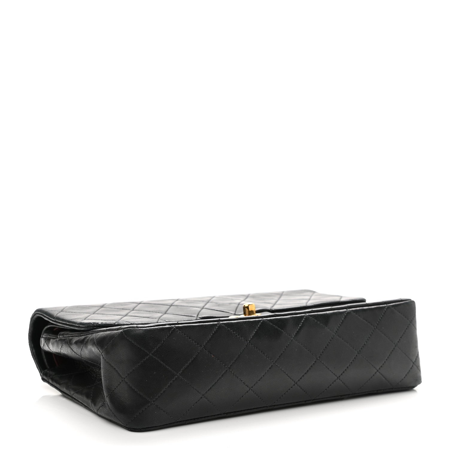 Chanel Lambskin Quilted Medium Double Flap Black 4 of 19