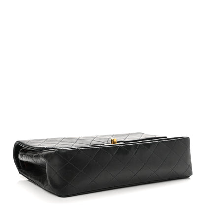 Chanel Lambskin Quilted Medium Double Flap Black 4 of 19