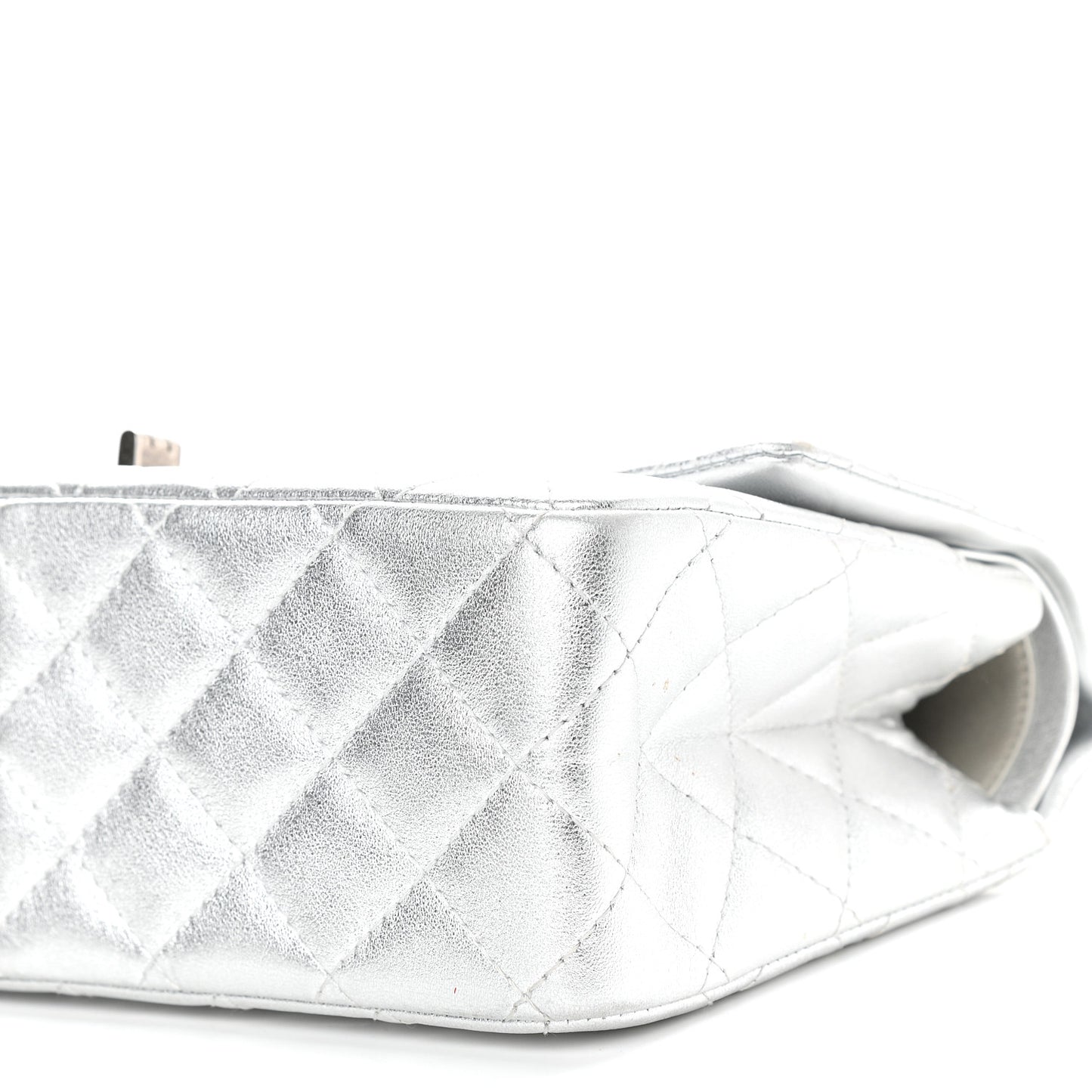 Metallic Lambskin Quilted 2.55 Reissue 226 Flap Silver