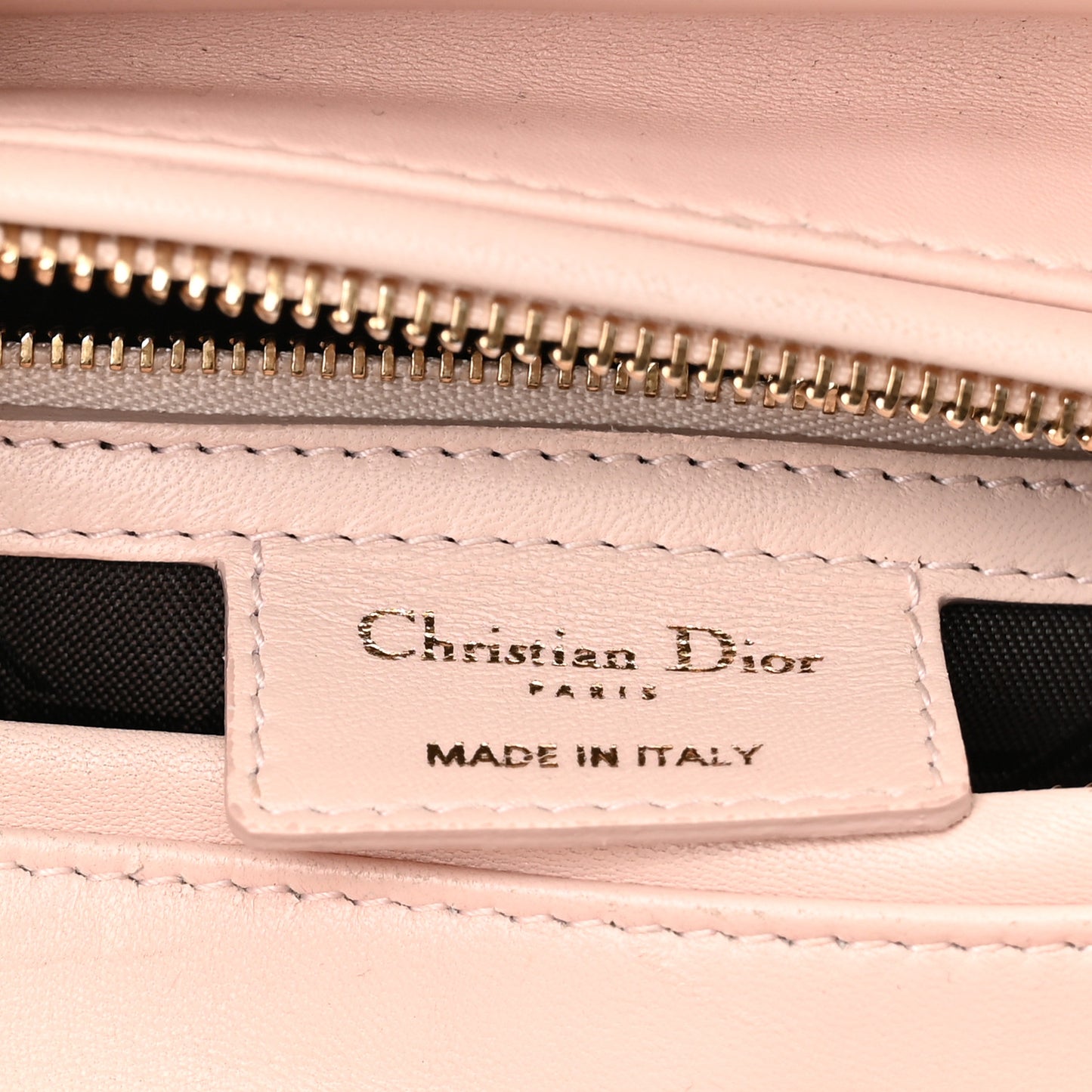Lambskin Cannage Medium Lady Dior Light Pink