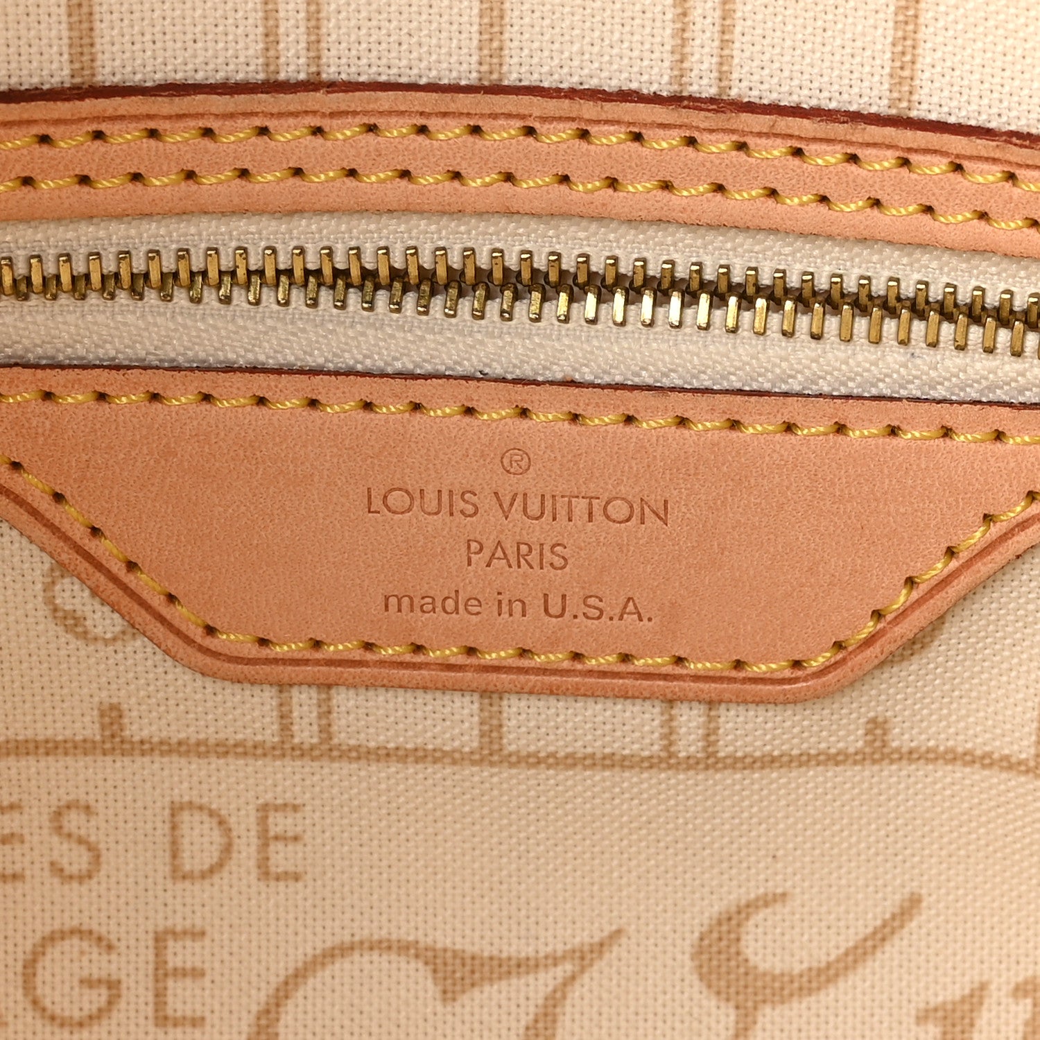 Louis Vuitton Damier Azur Neverfull PM 6 of 10