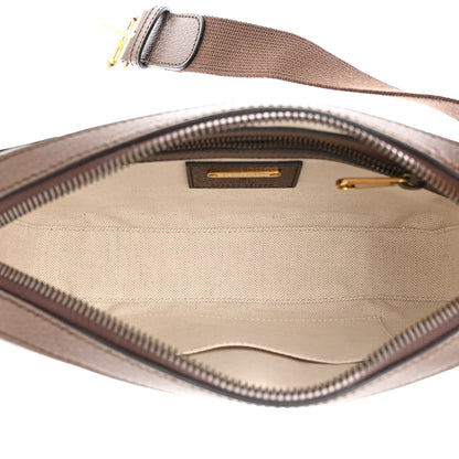 Gucci Textured Dollar Calfskin Gucci 100 Aria Belt Bag 80 32 New Acero Multicolor 5 of 12
