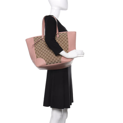 Gucci Monogram Bree Zippered Tote Beige Soft Pink 2 of 12