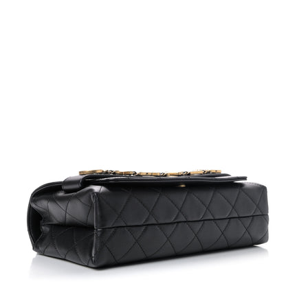 Chanel Calfskin Quilted Enchained Flap Black 3 of 4