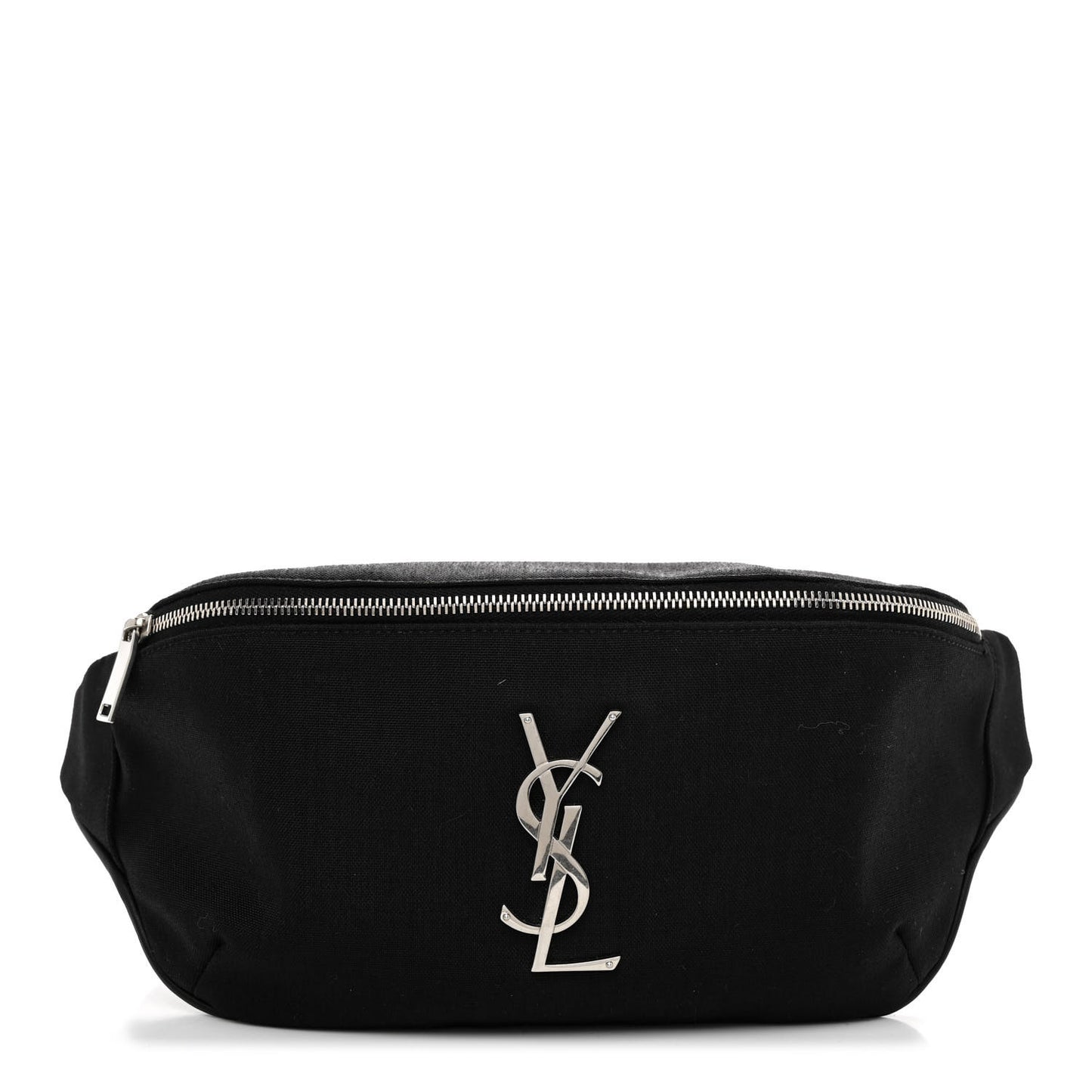 Canvas Monogram Belt Bag Black