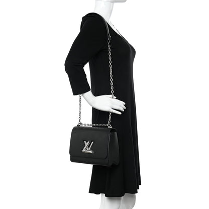 Louis Vuitton Epi Twist Shoulder Bag MM Black 2 of 8
