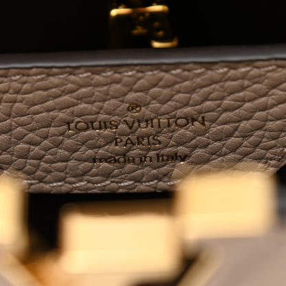 Louis Vuitton Taurillon Capucines BB Galet 6 of 9