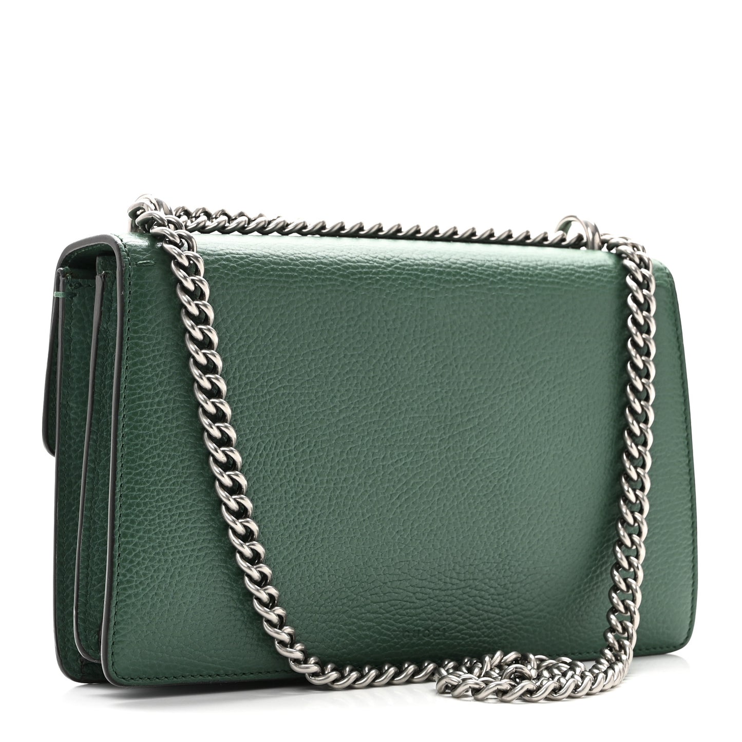Dollar Calfskin Crystal Small Dionysus Shoulder Bag Emerald