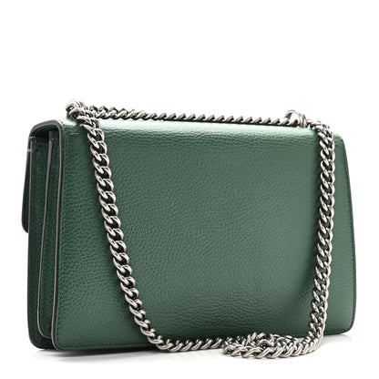 Gucci Dollar Calfskin Crystal Small Dionysus Shoulder Bag Emerald 3 of 11