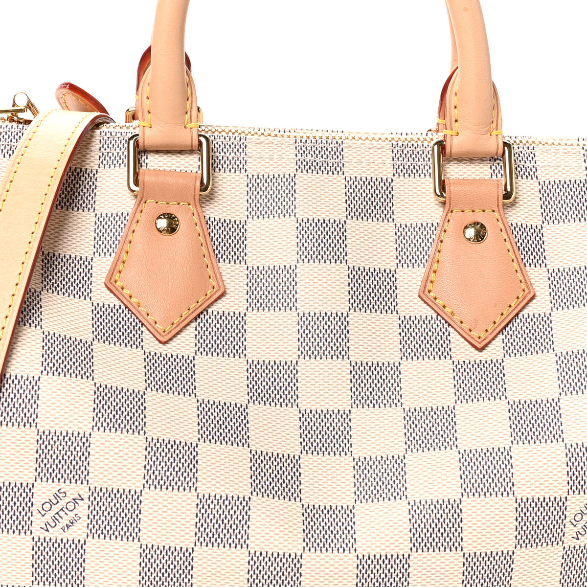 Louis Vuitton Damier Azur Speedy Bandouliere 25 7 of 9