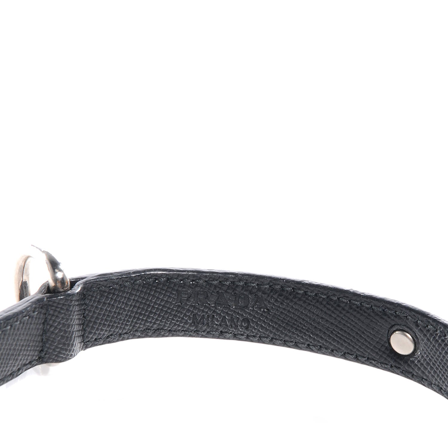 Prada Saffiano Dog Collar Nero Black 6 of 7