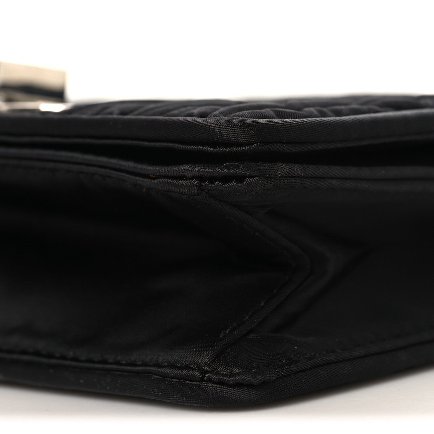 Miu Miu Tessuto Matelasse Delice Miu Logo Bag Black 10 of 11