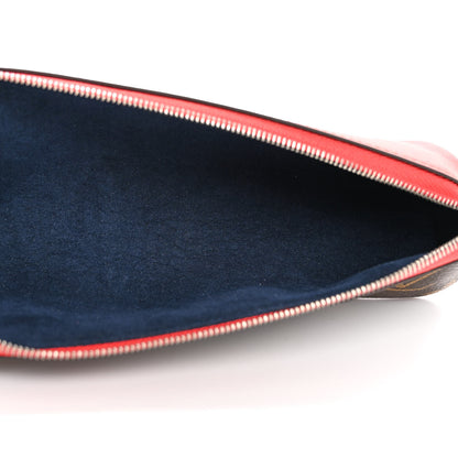 Louis Vuitton Monogram Elizabeth Pencil Pouch Red 5 of 8