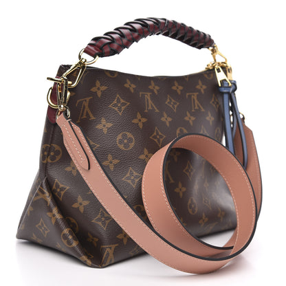 Louis Vuitton Monogram Beaubourg Hobo Mini Bordeaux Red Peach Safran Blue Jean Blue 3 of 8