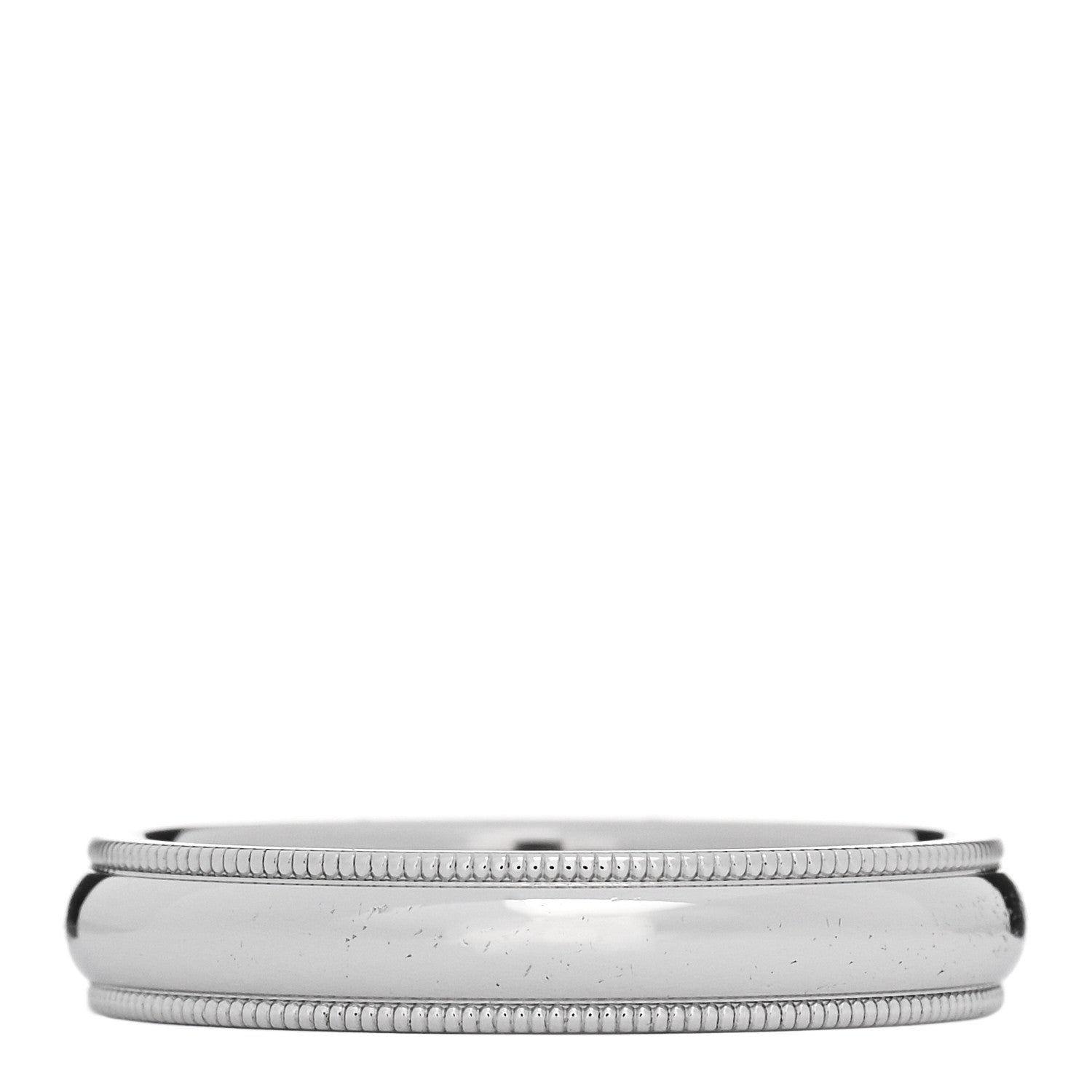 Harry Winston Platinum Milgrain Wedding Band Ring 58 8.25 1 of 7