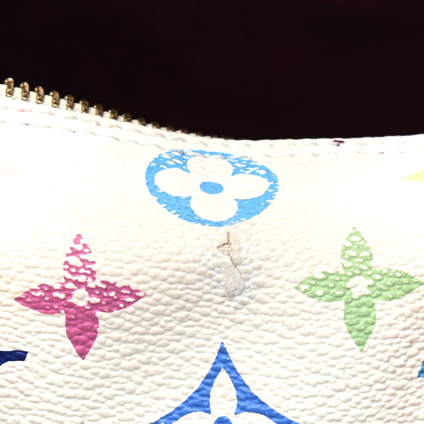 Monogram Multicolor Speedy 30 White