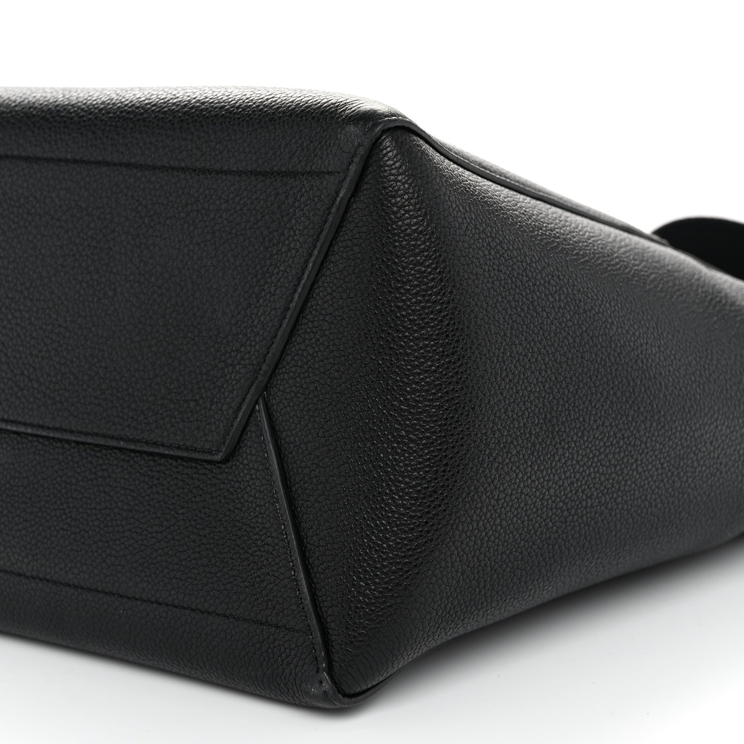 Celine Soft Grained Calfskin Sangle Bucket Bag Black 10 of 10