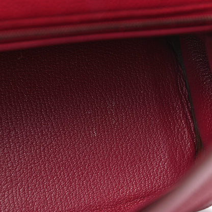 Hermes Togo Kelly Retourne 32 Rubis 6 of 25