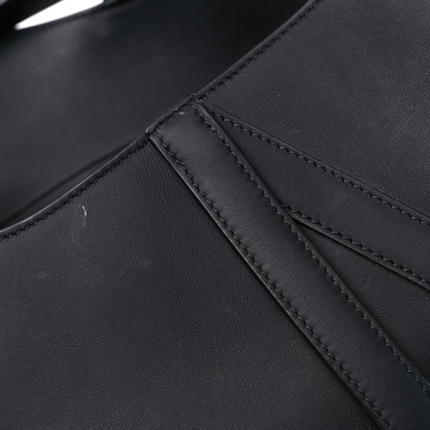 Christian Dior Ultra Matte Calfskin Mini Saddle Bag Black 9 of 12