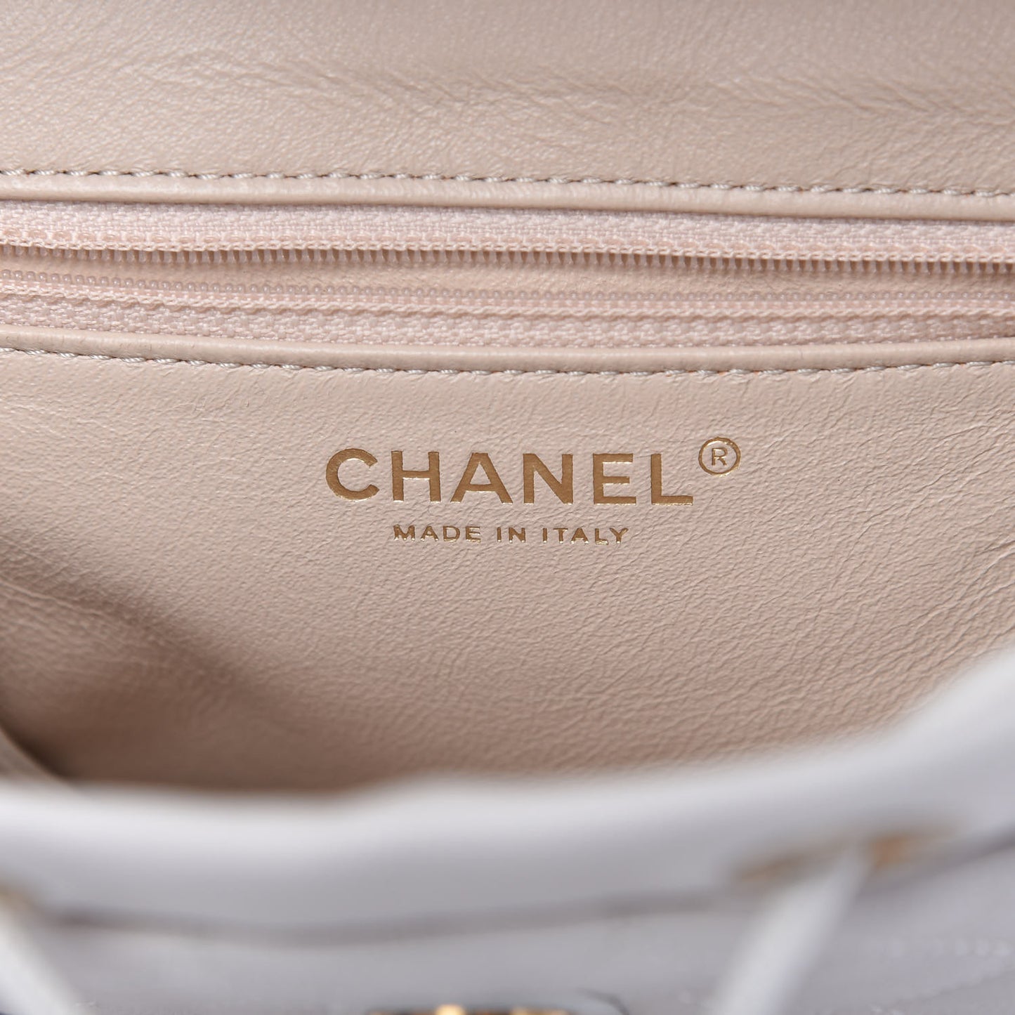 Caviar Quilted Filigree Backpack White