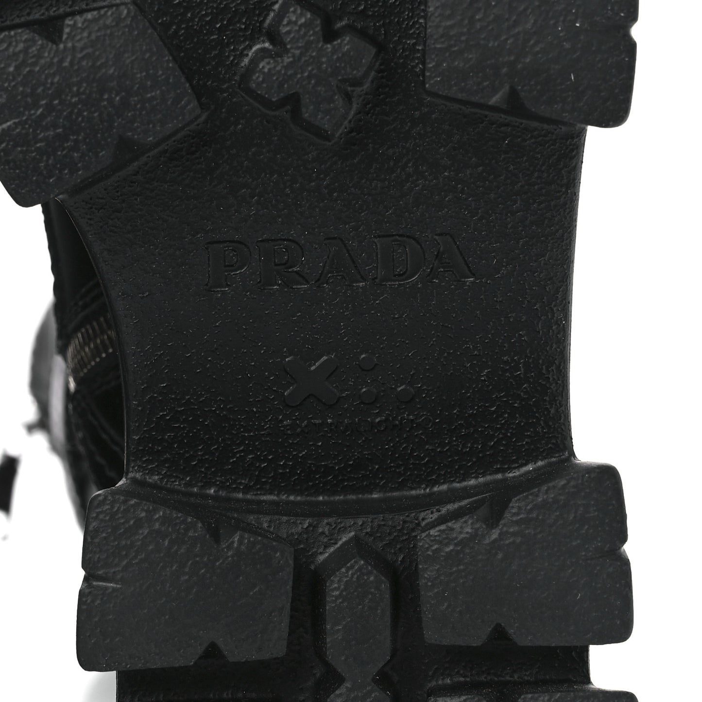 Spazzolato Rois Re-Nylon Metal Triangle Logo Monolith Pouch Pocket 55mm Tall Combat Boots 38 Black