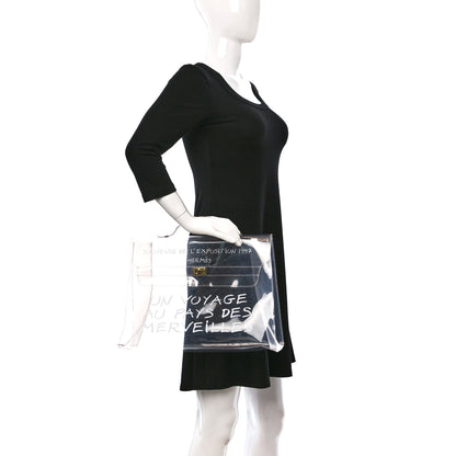 Hermes Vinyl Souvenir De L'Exposition Kelly Transparent 2 of 14