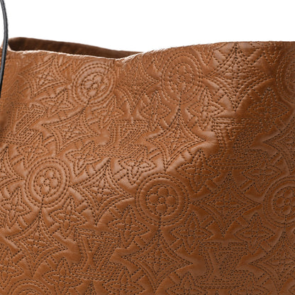 Louis Vuitton Monogram Lambskin Antheia Hobo PM Caramel 6 of 9
