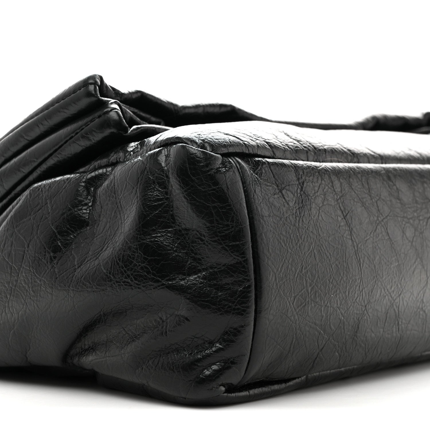 Balenciaga Arena Calfskin Medium Monaco Chain Shoulder Bag Black 10 of 11