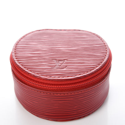 Louis Vuitton Epi Ecrin Bijoux 10cm Jewelry Box Case Red 4 of 7