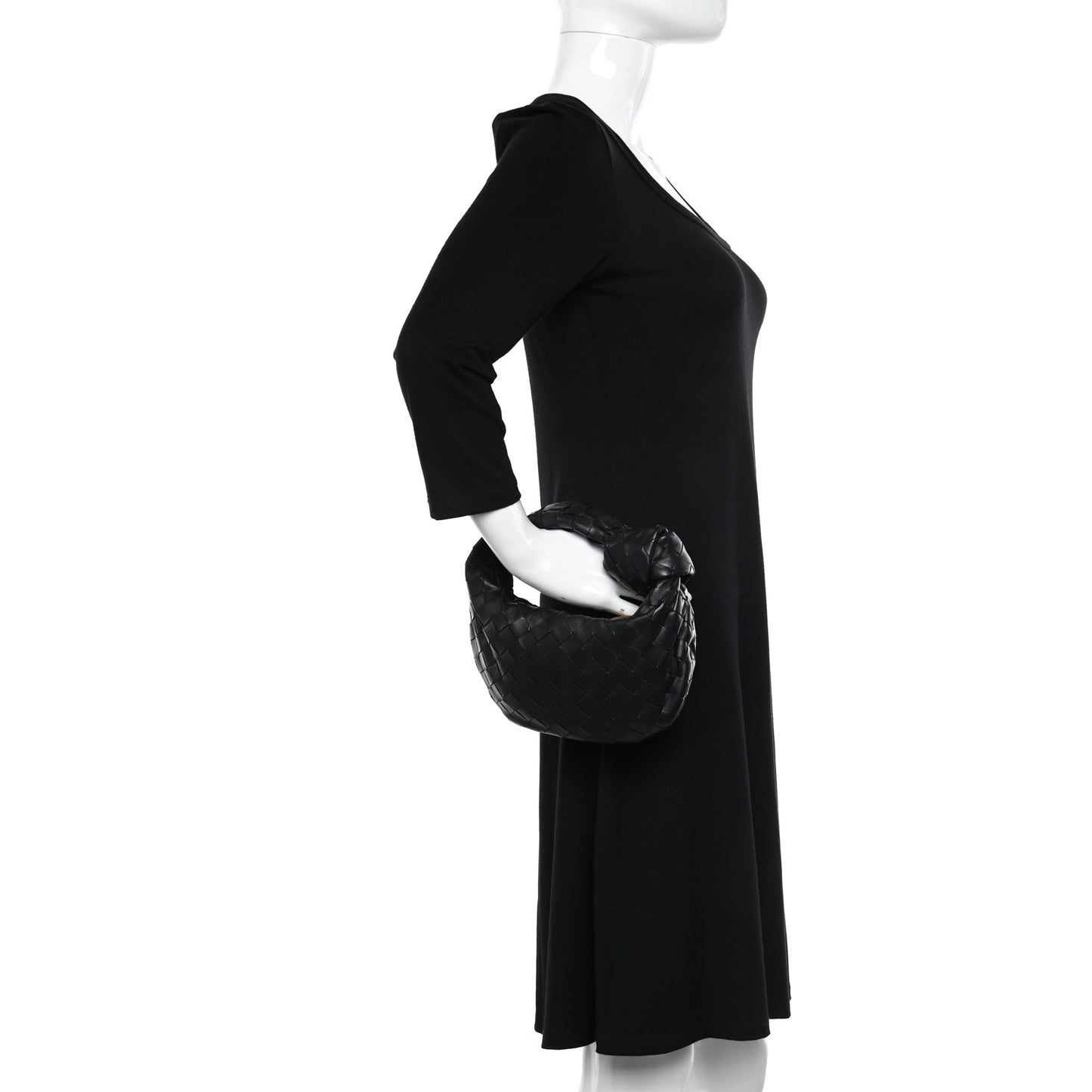 Nappa Intrecciato Mini Jodie Black