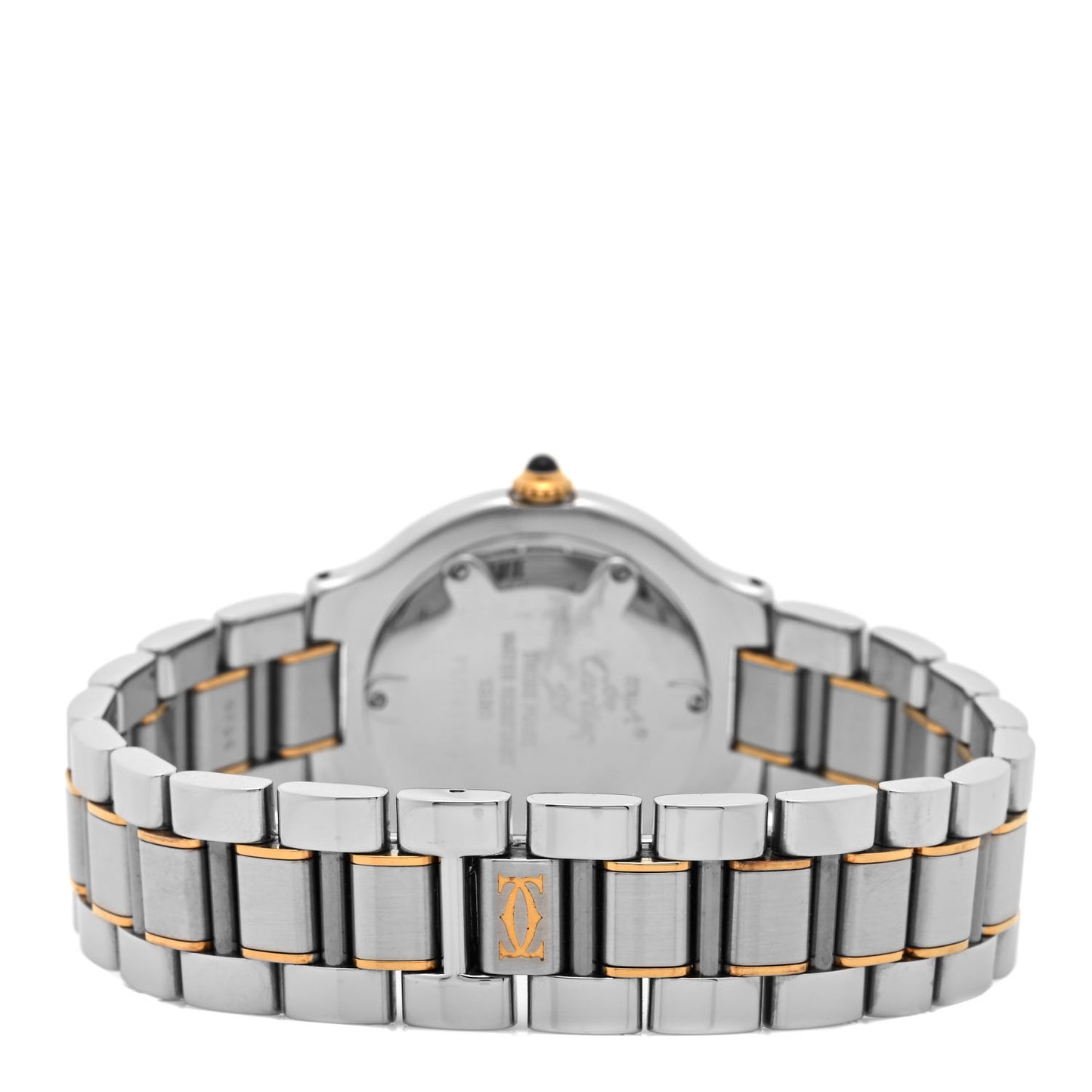 Stainless Steel 18K Yellow Gold 31mm Must De 21 Quartz Watch