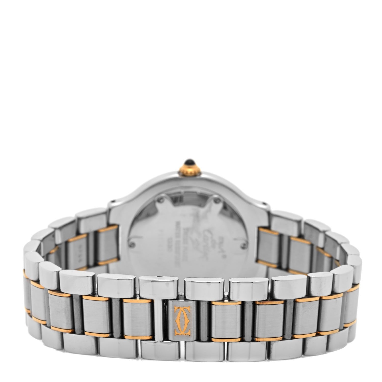 Cartier Stainless Steel 18K Yellow Gold 31mm Must De 21 Quartz Watch 3 of 5