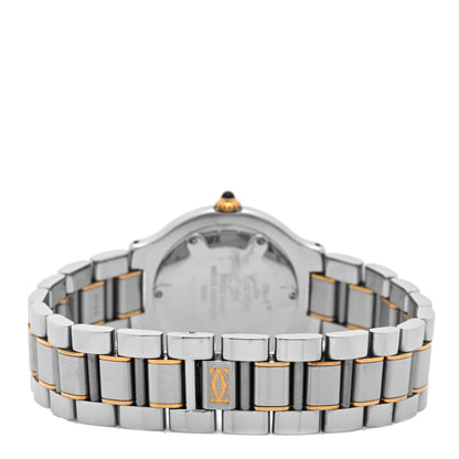 Cartier Stainless Steel 18K Yellow Gold 31mm Must De 21 Quartz Watch 3 of 5